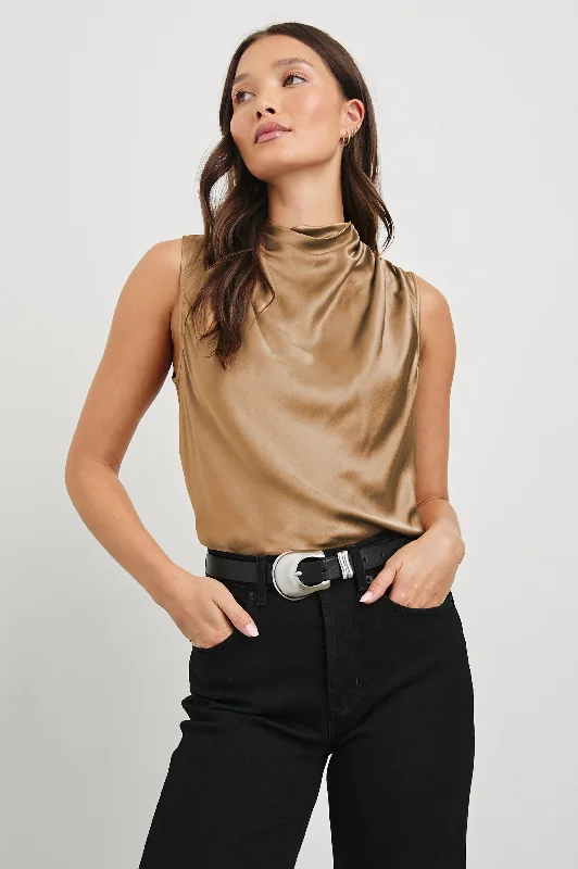 KALEEN TOP - CAMEL