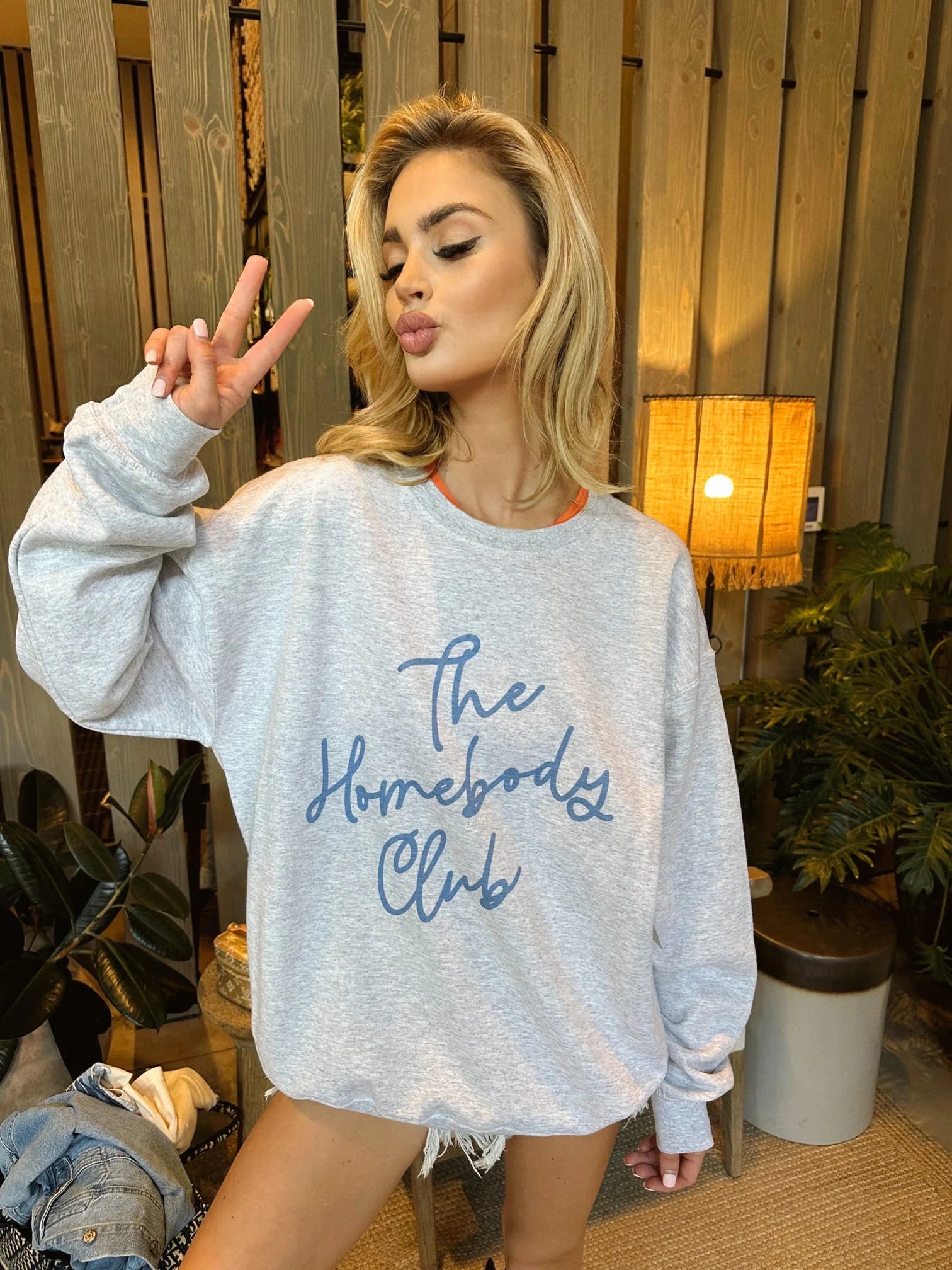 The Homebody Club Grey Sweatshirt