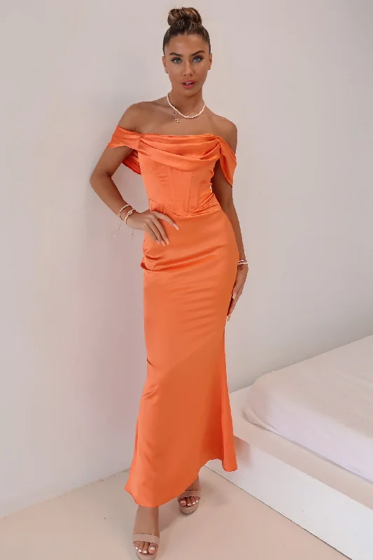 Grazia Formal Dress - Orange