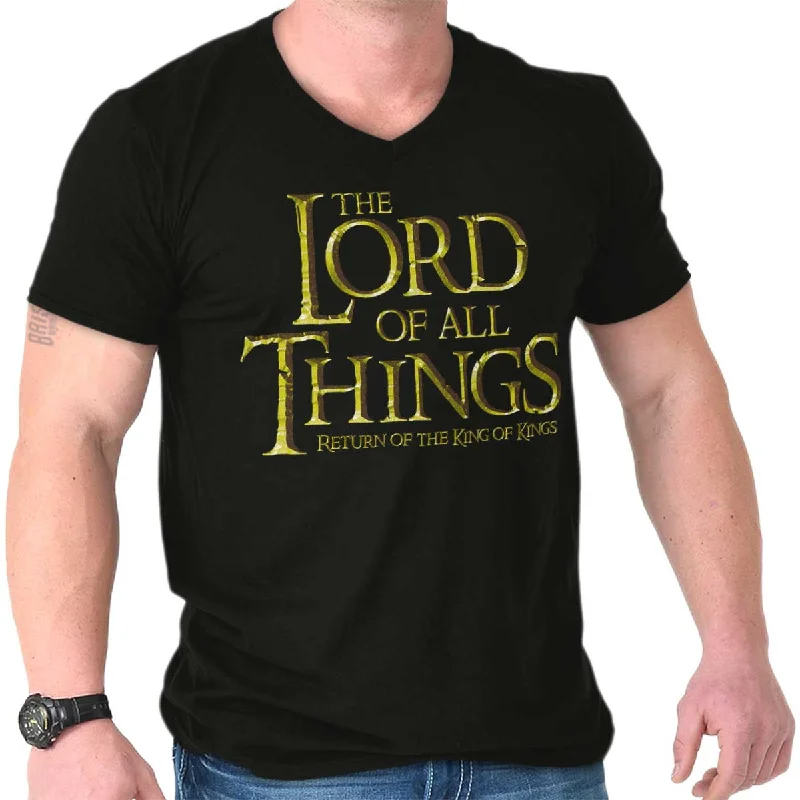 Lord of all Things V-Neck T-Shirt