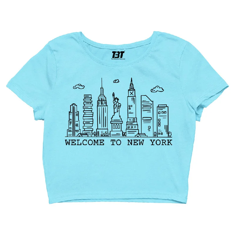 Taylor Swift Crop Top - Welcome To New York