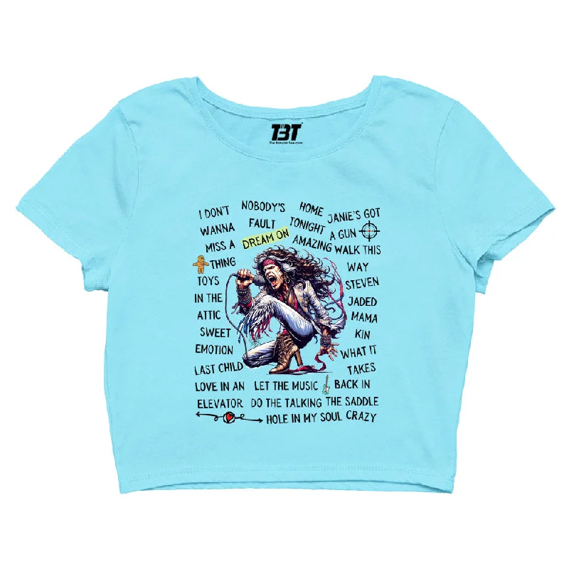 Aerosmith Crop Top - Song Story