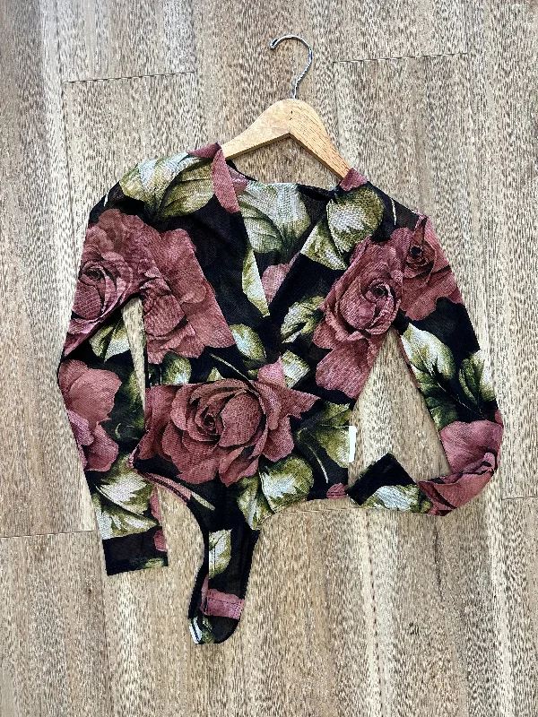 Floral Print Bodysuit