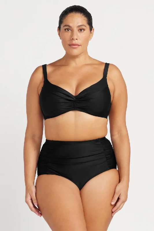 Black Hues Monet Underwire DD/ E Cup Underwire Bikini Top