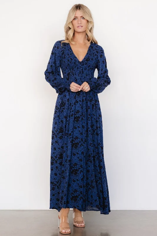 Anya Maxi Dress | Vintage Navy Floral