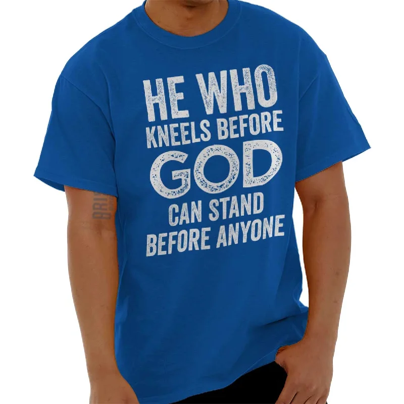 Kneels Before God T Shirt