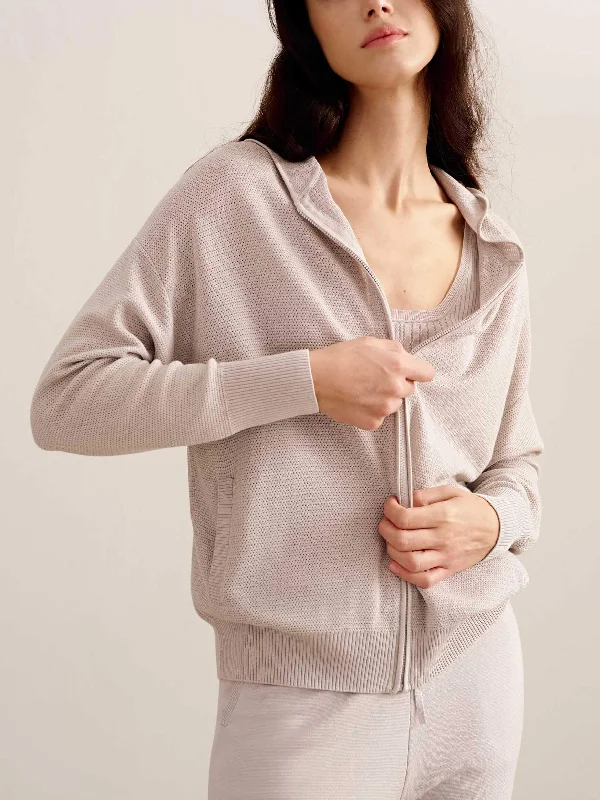 Silky Knit Hoodie