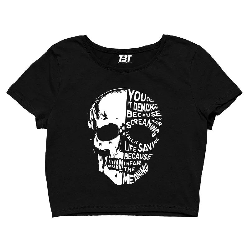 Slipknot Crop Top - You Call It Demonic