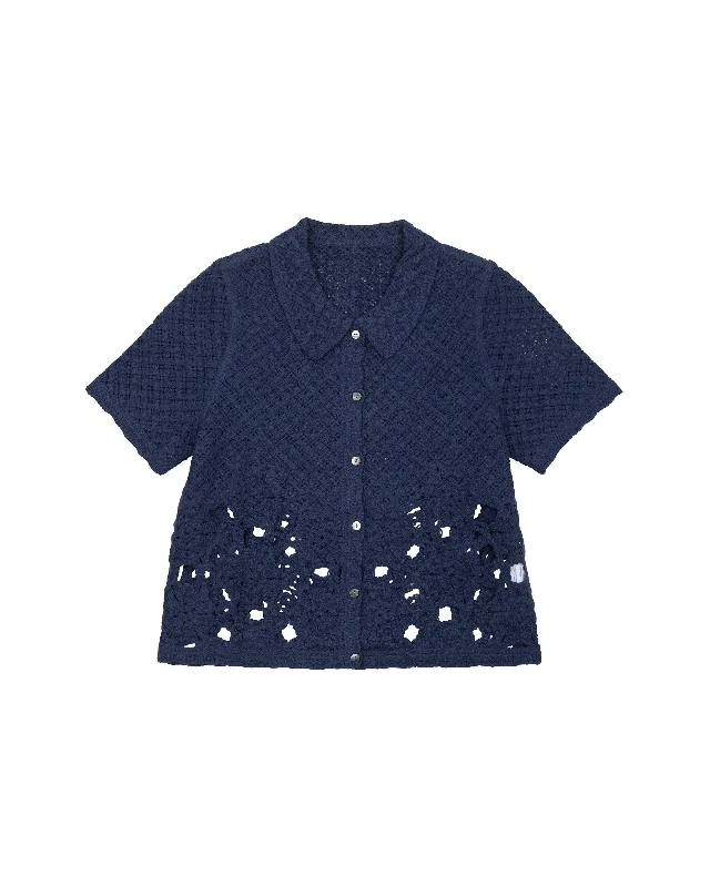 NORAH SUE Mix & Match Crochet Shirt