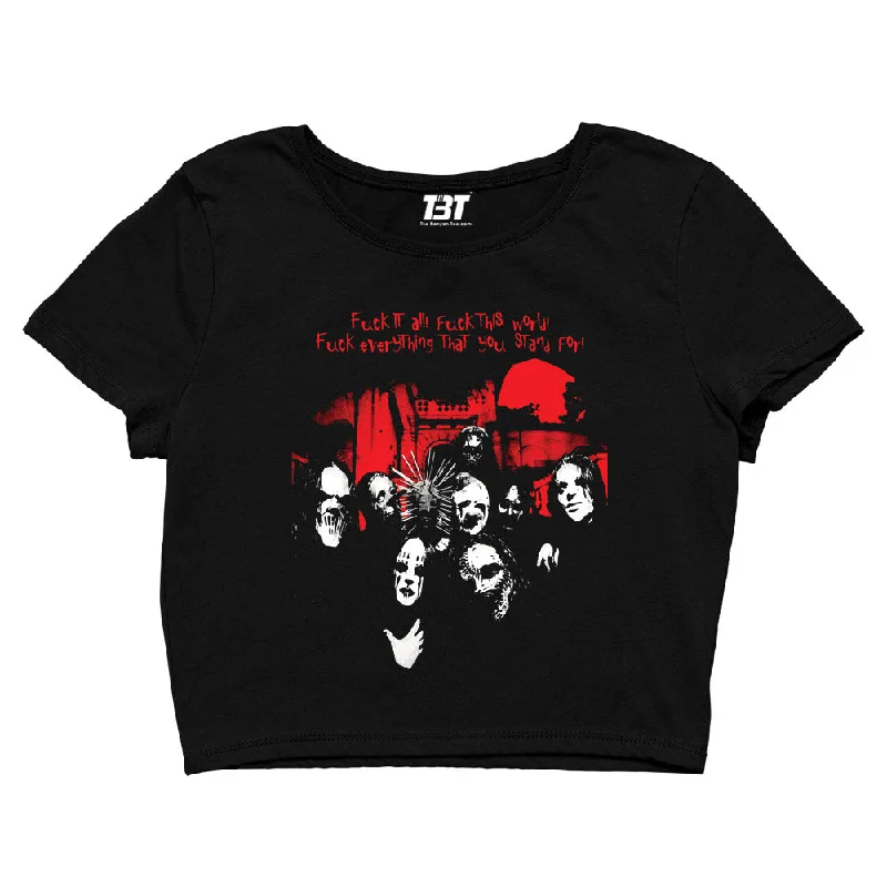 Slipknot Crop Top - Surfacing