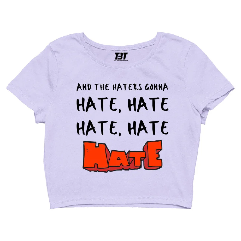 Taylor Swift Crop Top - Haters Gonna Hate