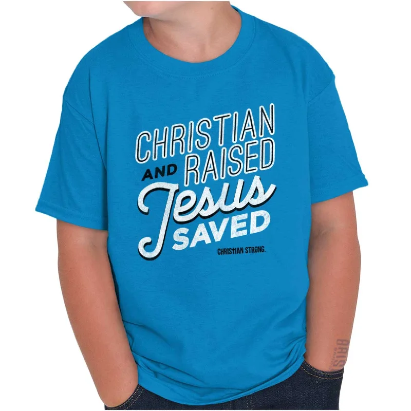 Jesus Saved Me Youth T Shirt