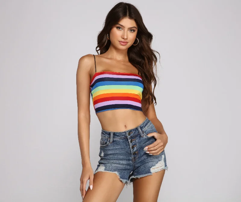 Bold Beauty Cropped Tank Top