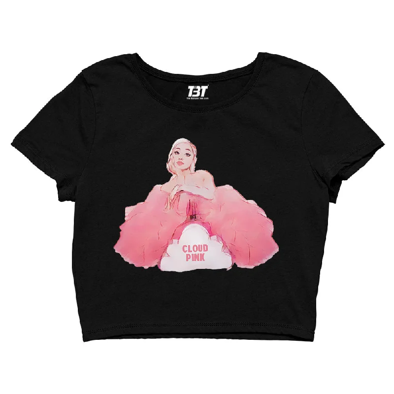 Ariana Grande Crop Top - Cloud Pink